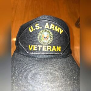 U.S. Army Veteran Black Cap
